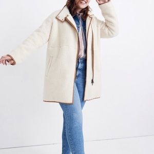 Madewell Sherpa Cocoon Coat